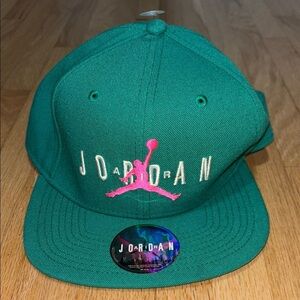 Jordan Air Jordan Embroidered Pink Jumpman Logo Snapback Baseball Hat